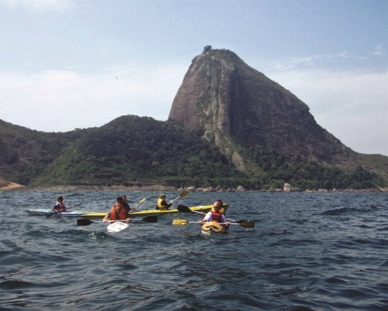 KAYAKING IN GUANABARA BAY 