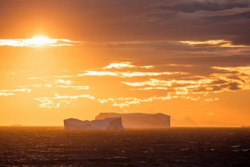 New Year or Christmas in Antarctica