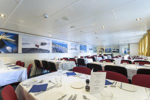 MV Ortelius dining