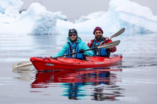 Kayaking in Antarctica