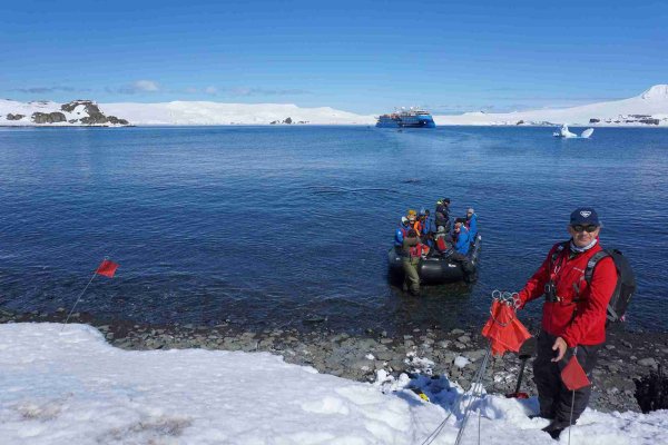 Antarctica cruise zodiac excursion