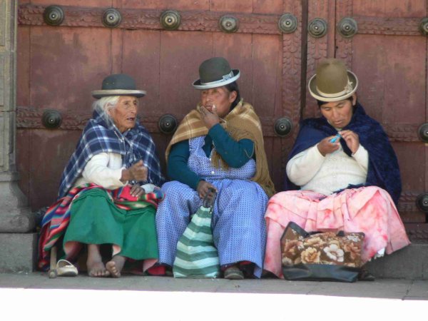 Cholita, Lapaz, Bolivia locals
