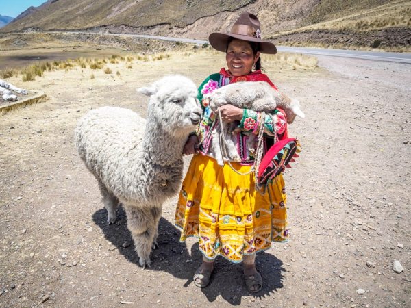 Culture of South America Cusco woman wearing traditional attire