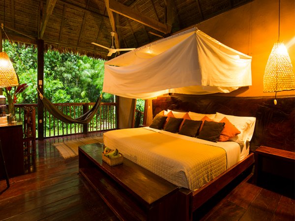 Cozy accommodation in Posada Amazonas, Peru