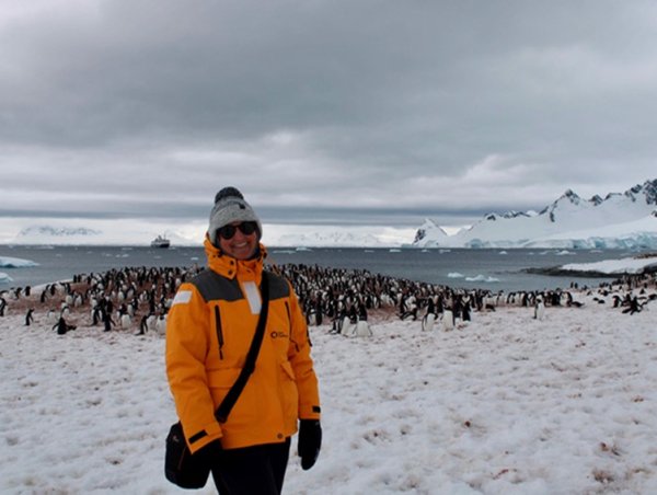 Pia from Viva in Antarctica