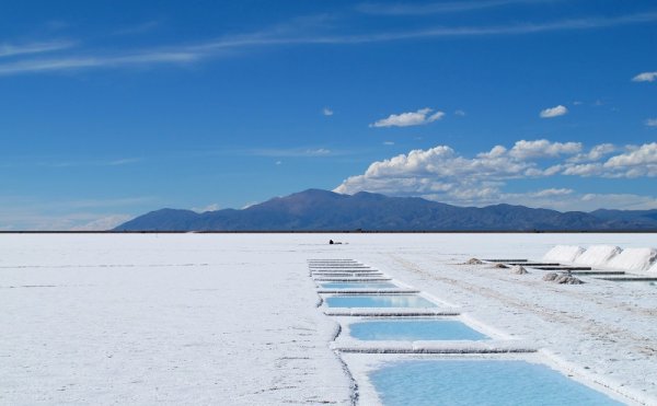 The beautiful Salar de Uyuni