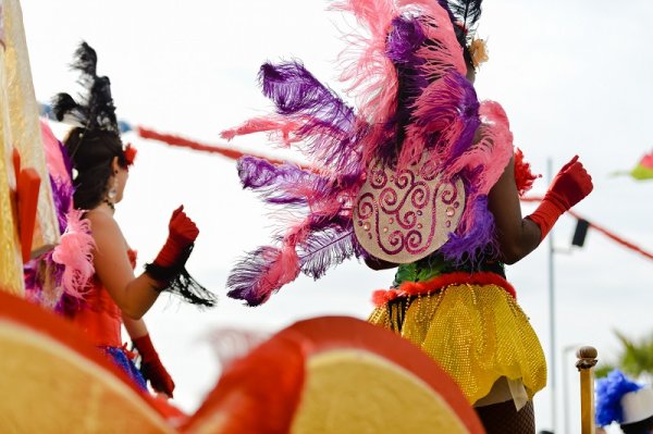 Carnaval queen at Carnival parade, Rio de Janeiro